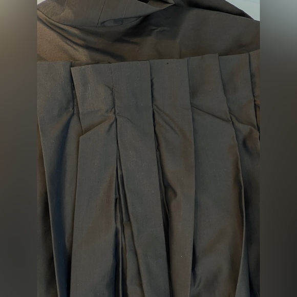 ssey Miyake brown ruffle dress - Picture 9 of 11